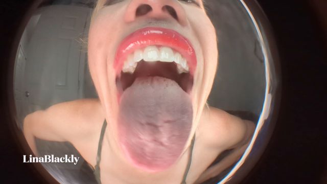 LinaBlackly - AMSR Mouth Sounds - Fisheye POV 00013