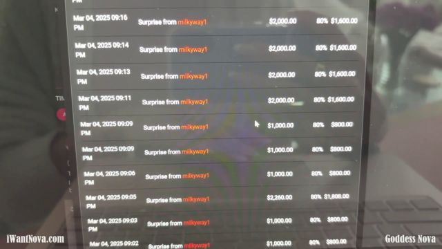 Worship Goddess Nova - $40k Livestream Brag 00013