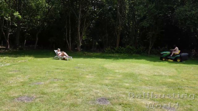 Ballbusting World PPV - Nikki Whiplash Gives Her Lazy Gardener A Ballbusting Punishment Bb1701 00000