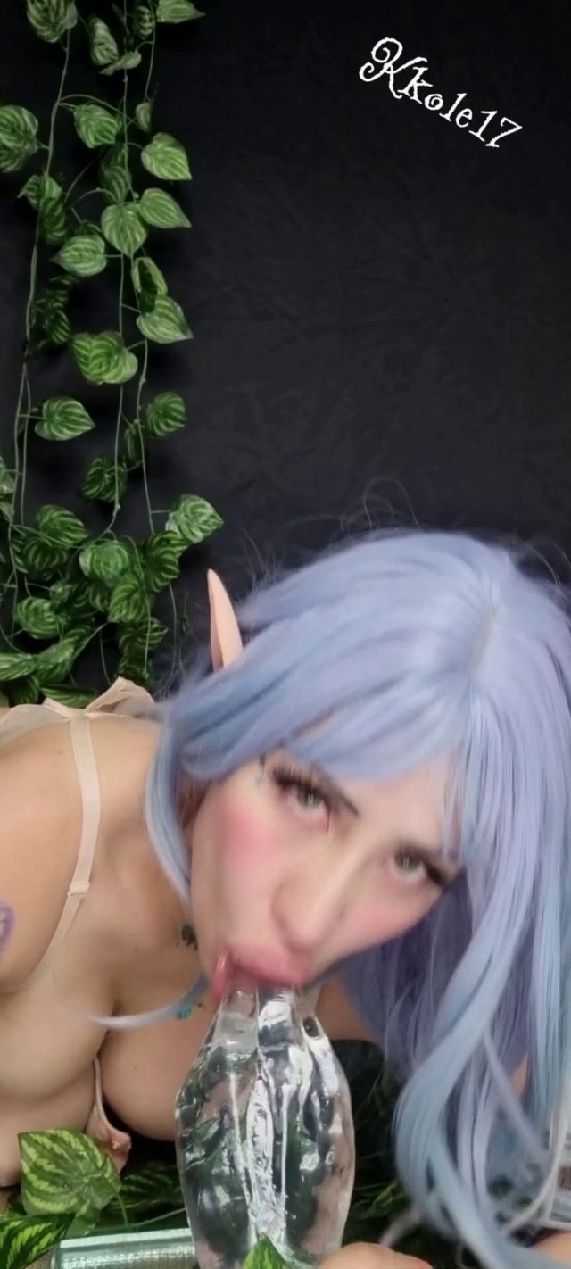 Elven teen Kkole17 17 min fist hand toy fuck machine anal 00015