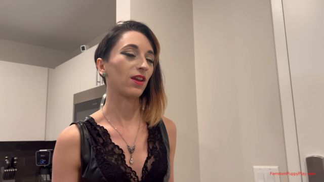 Femdom Puppy Play - Letty Brings A Stray Home From the Club 00000