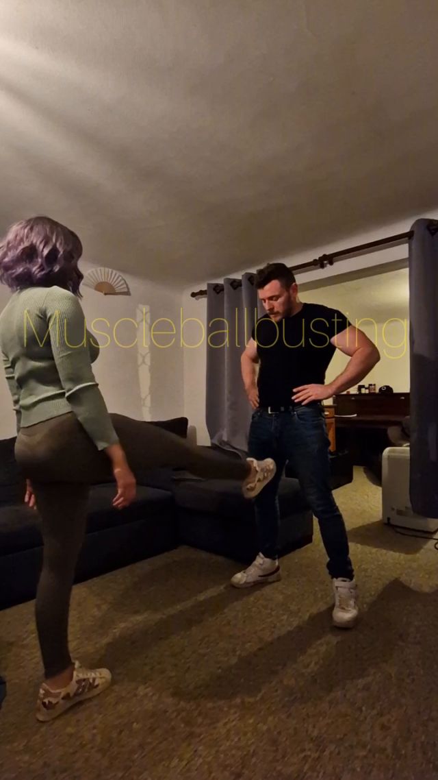 Muscle Ballbusting - Nicolasmusclebb - Anita Brutally Kicks My Balls July 00000