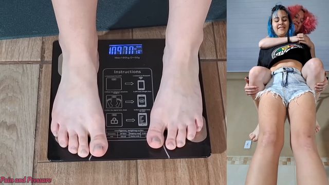 Pain And Pressure - Brutal Piggyback Trampling - Anya Beatriz And Red C 00000