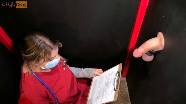 Kittybegood - Mistress Kbg - Cum Clinic Gloryhole Milking Machine Drains Blue Balls 00000