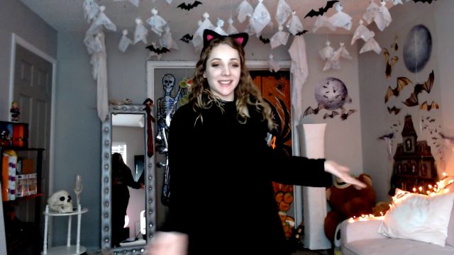 Kristie Bish - Spooky Femdom Face Fucks Her Slut POV 00000