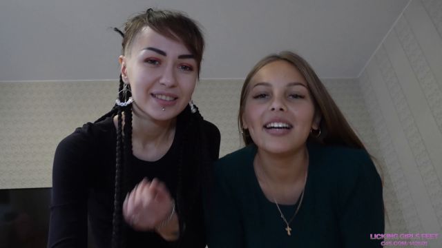 Licking Girls Feet - ISABELE and PAMELA - Listen to our orders and obey  - POV humiliation (4K) 00000