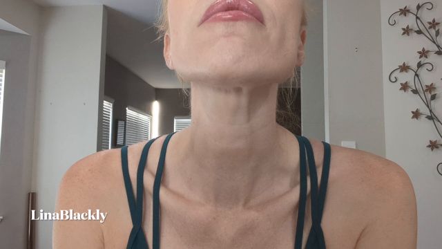 Linablackly - Food Swallowing Neck And Mouth Fetish 00000