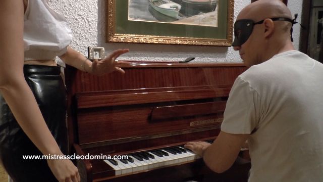 Cleo Domina - Piano Lessons - a Very Demanding Teacher - Role Play 00000