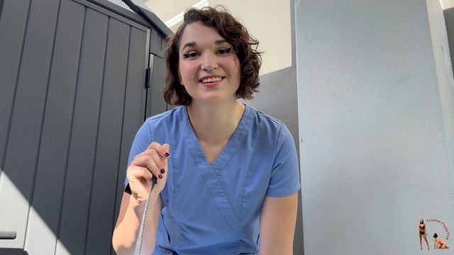 Femdom Puppy Play - Trans Natalie Carnot Gets Doggy Boy Ready To Neuter Part 2 00000