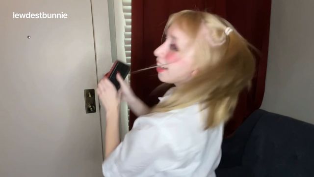 Lewdestbunnie - Schoolgirl Blackmails And Blows Teacher 00000