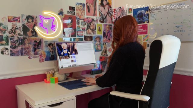 Fantasy Femmes - Bellybutton Play In The Office 00000