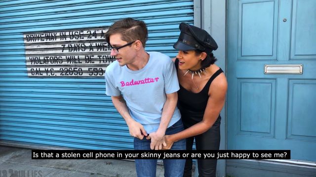 Girl Bullies - Spanked For Soft Cock And Stolen Phone 00000