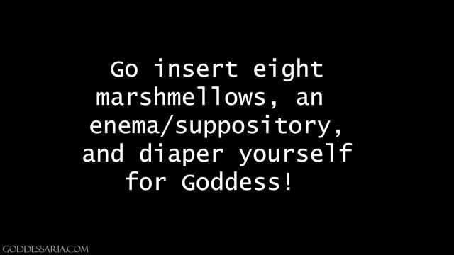 Goddess Aria Zahara - Extreme Marshmallow Diaper Challenge Humiliation Marathon Multiple Endings 00000 Goddess Aria Zahara - Extreme Marshmallow Diaper Challenge Humiliation Marathon Multiple Endings 00000