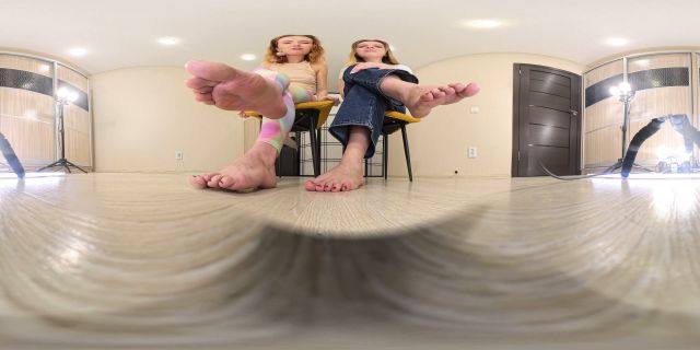 Under Giantess Soles - Tiffany   Lily - Rock Paper Scissors Vr 360 8k 00000