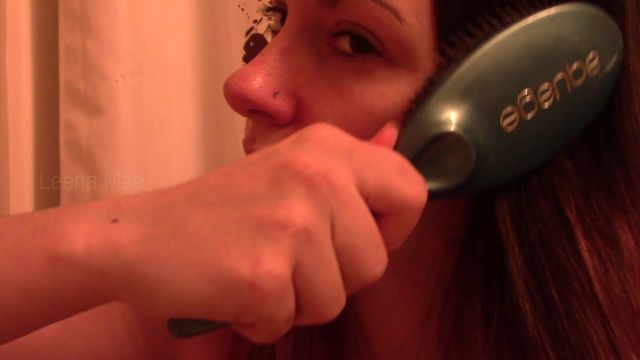 Leena Mae - Brushing My Brunette Hair 00000 Leena Mae - Brushing My Brunette Hair 00000