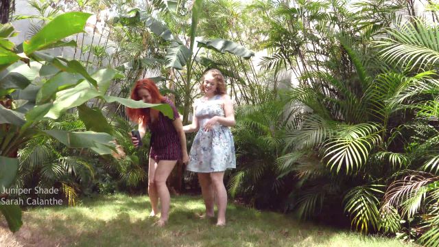 Sarah Calanthe - Playing With Juniper In The Garden 00000