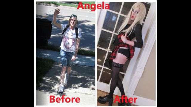 Tia Tizzianni - Sissy Transformation Mtof Of Angela b 00000