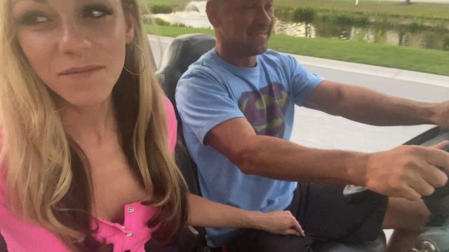 Kennedy Marksen - Naked Golf Cart Blowjob 00000