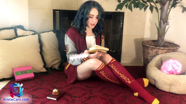 Kristie Bish - Back 2 School Gryffindor Sock Job 00000