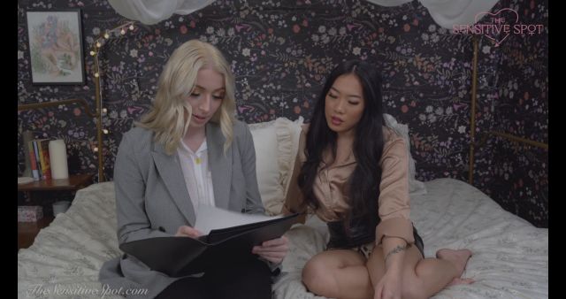 The Sensitive Spot - Co-Worker Titty Worship Feat. Kiara Star And Bailey Cooper 00000