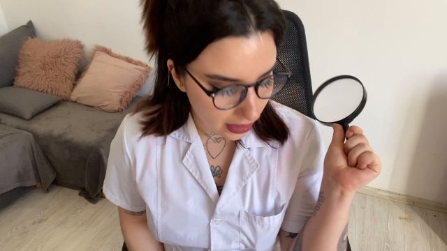 Adelehandy - Hairy Tattooed Doctor In Stockings Helps You To Cum 00000