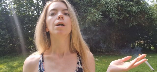 Lina Roselina - Smoking a Cigarette Instead Of Stretching 00000 Lina Roselina - Smoking a Cigarette Instead Of Stretching 00000
