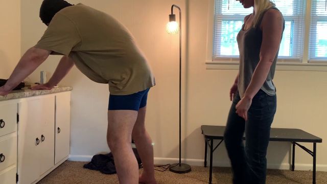 Nutcracker Princess - Ballbusting Kicks From Behind i Tie Up His Nuts And Kick Him In The Balls From Behind - Country Girl Ali 00000