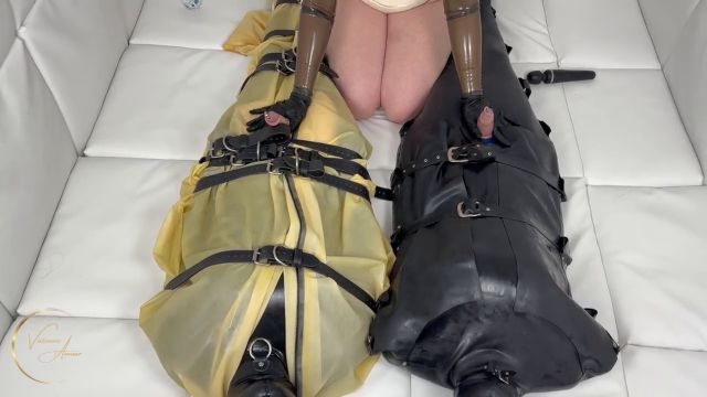 Vivienne l Amour - Latex Doll Conditioning Part 2 Ts Sleepsack Edging Torment 00000