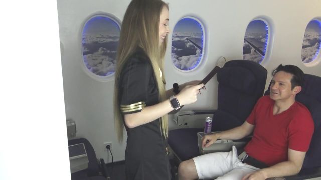 Youngmistressstore - Foot Fetish Sex With Stewardess While In Air Plane 00000